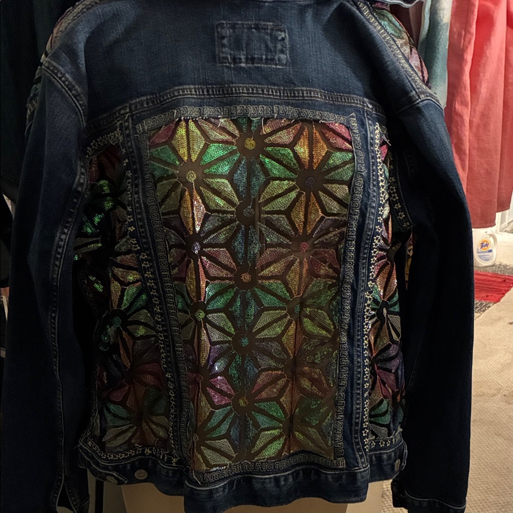 Handcrafted Denim Jacket - Picture 1 of 5